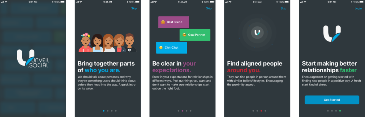 App Onboarding Designs Dating App iPhone